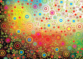 PFG Fleurs abstraites (1000pcs) (utilisation / utilisée - puzzles pour de bon)