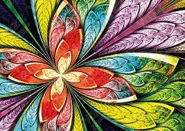 Fleur colorée DMG (1000pcs) (boîte endommagée)
