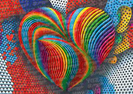 Rainbow Heart (1000pcs)