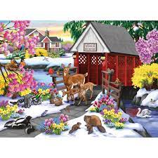 PFG The Little Red Bridge (Usagé/Used - PUZZLES FOR GOOD)