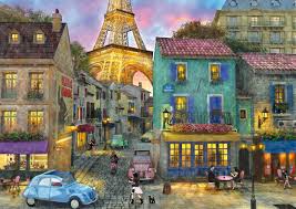 The Streets of Paris, Dominic Davison (1000pcs)