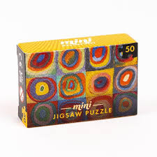 Mini Masterpiece - Squares with Concentric Circles, Kadinsky (50pcs)
