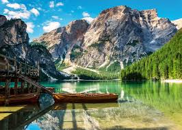 PFG Ravensburger Pragser Wildsee, Italy (1000pcs) (Usage/Used - PUZZLES FOR GOOD)