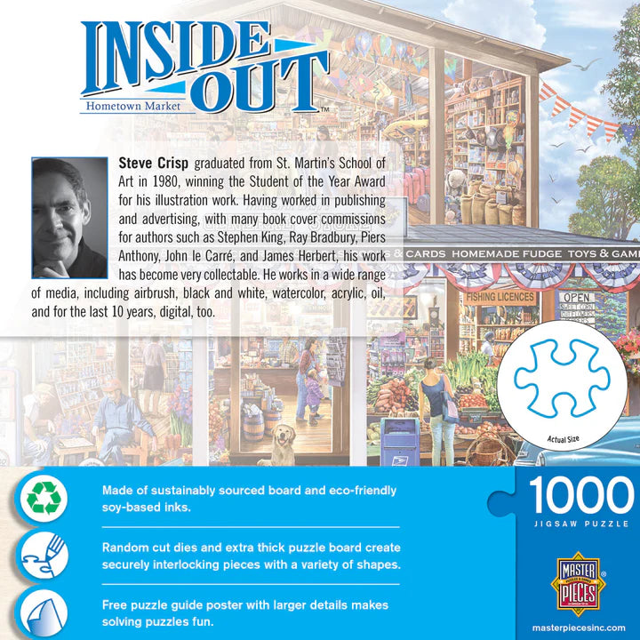 Inside Out - Marché de la ville natale, Steve Crisp (1000pcs)