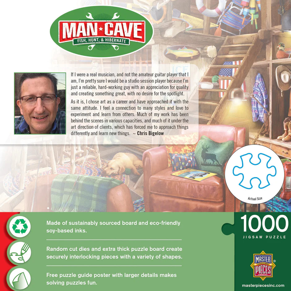 MAN Cave - Fish, Hunt & Hibernate (1000pcs)