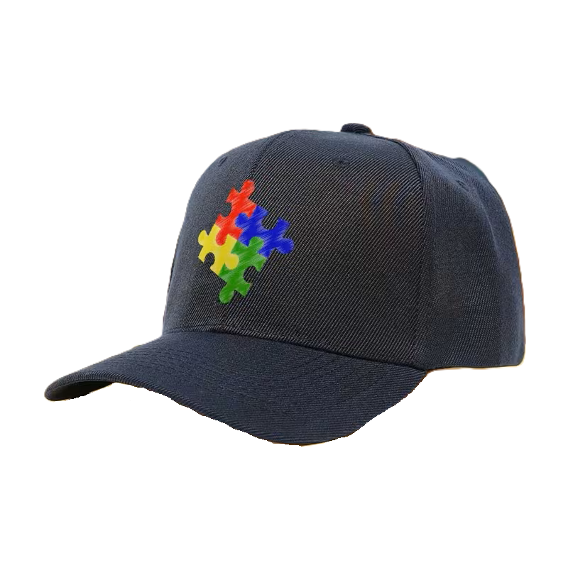 Casquette de baseball Puzzle - Bleu foncé