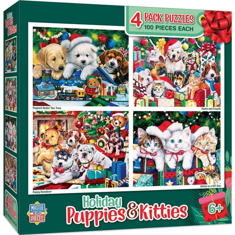 Holiday Puppies & Kitties Multipack (4x100pcs)