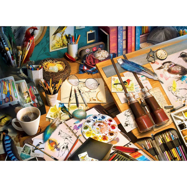 PFG Audubon - Observation créative des oiseaux (1000 pièces) (Utilisation - PUZZLES FOR GOOD) 