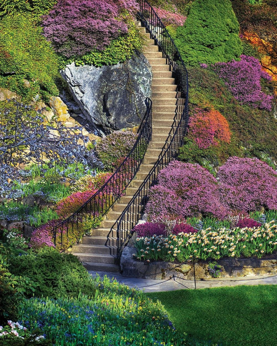 PFG Garden Stairway (500pcs) (Usage/Used - PUZZLES FOR GOOD)