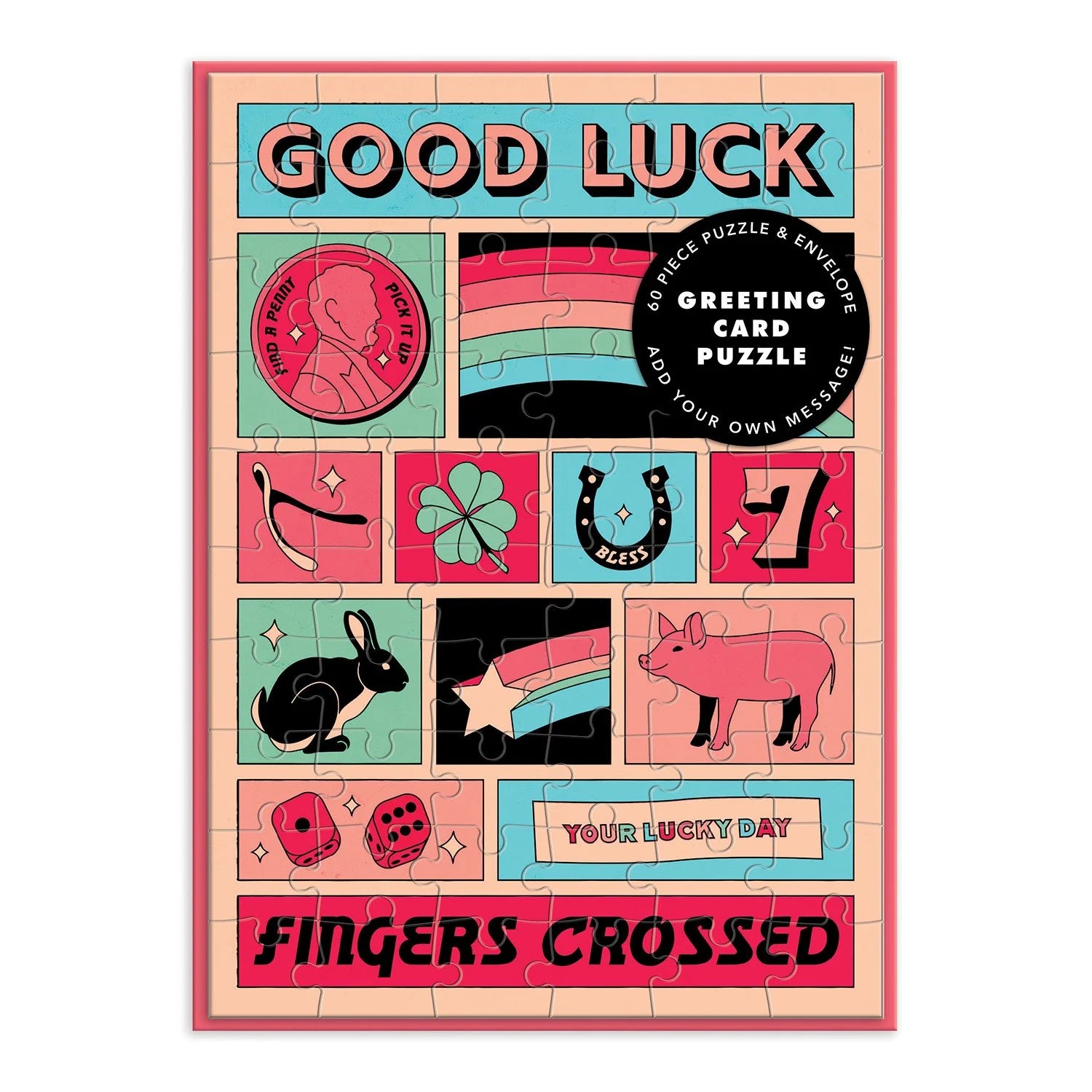 Greeting Card - Good Luck (60pcs)