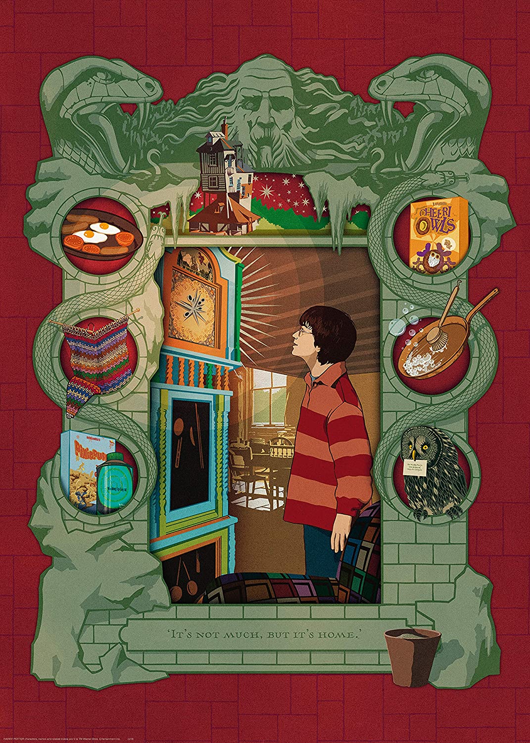 Ravensburger Harry Potter - au Weasley's (1000pcs)