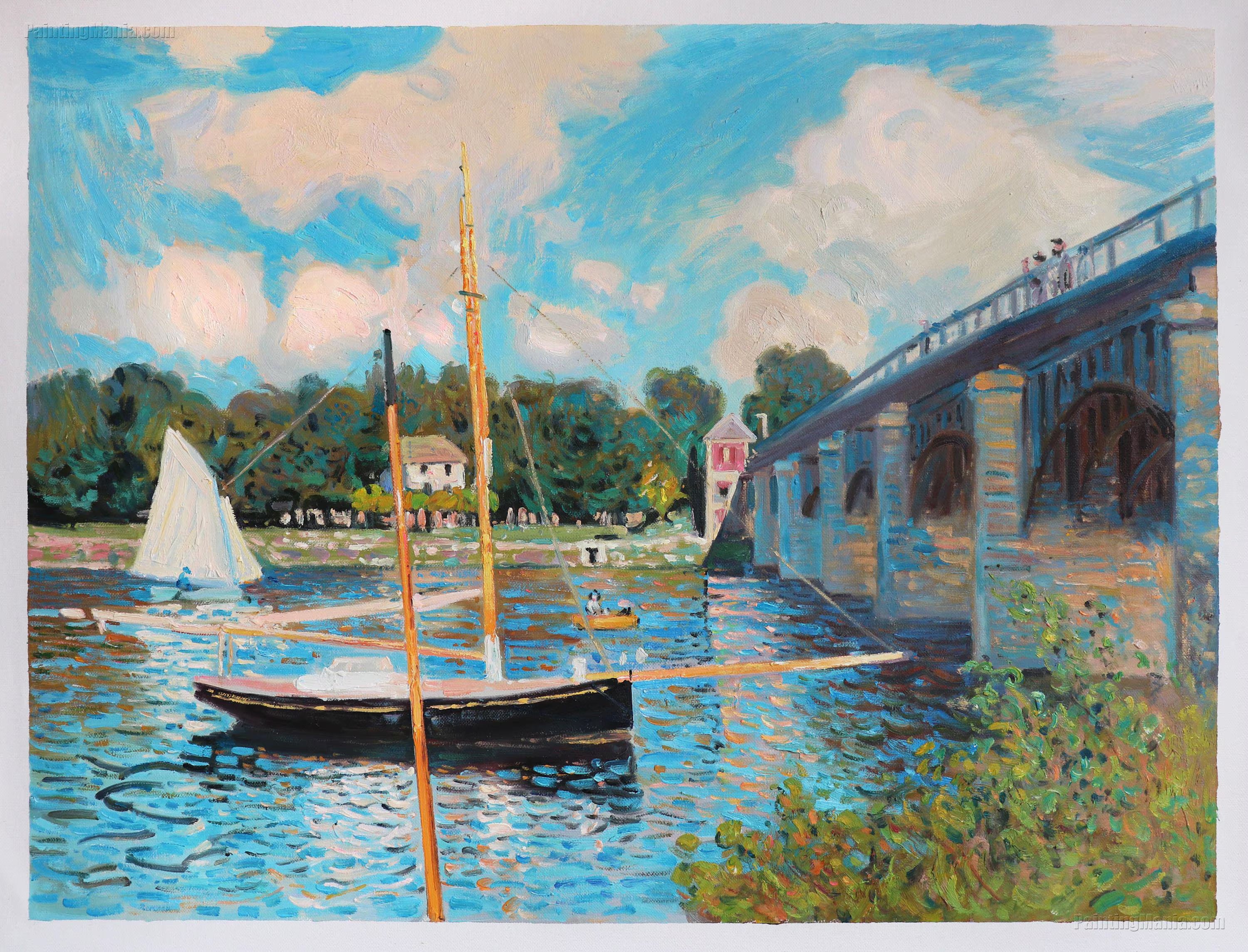 PFG The Bridge at Argenteuil (1000pcs) (Usage/Used - PUZZLES FOR GOOD)