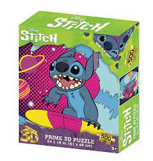 Disney Stitch Surf (3D Puzzle) (500pcs)