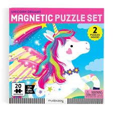 2 Magnetic Puzzles - Unicorn Dreams