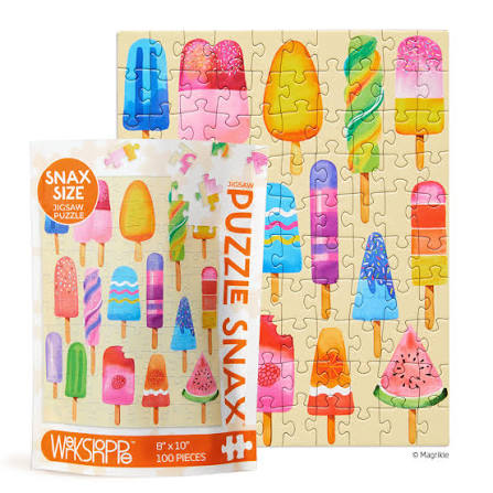 PFG Puzzle Snax - Popsicle Party (100pcs) (Usage/Used - PUZZLES FOR GOOD)