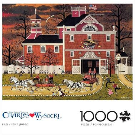 PFG Fire!, Charles Wysocki (1000pcs) (Usage/Used - PUZZLES FOR GOOD)
