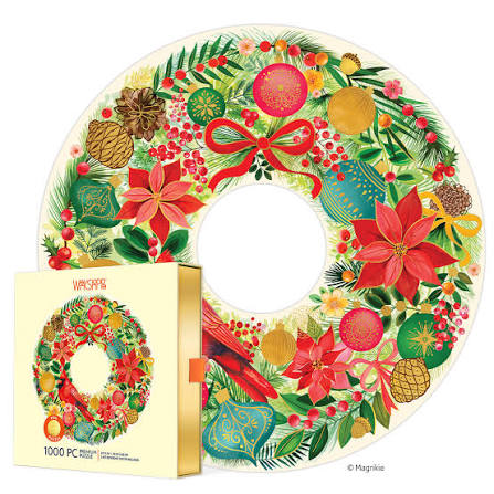 Holiday Wreath (1000pcs) (ROUND)