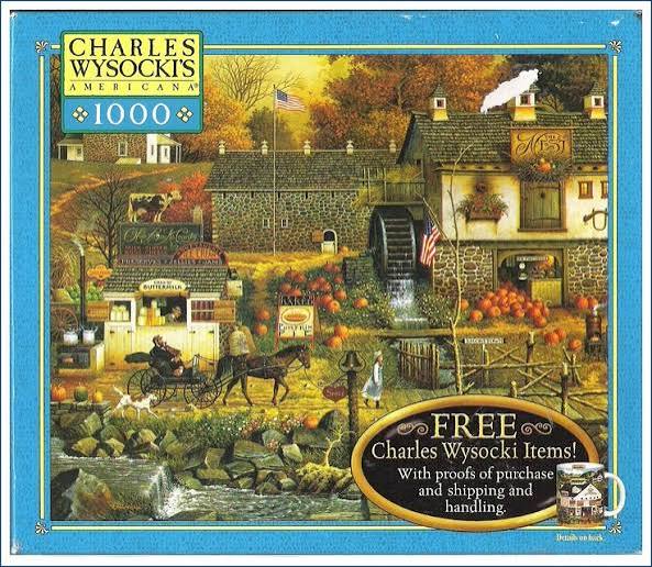 PFG Olde Buck's County, Charles Wysocki (1000pcs) (Usage/Used - PUZZLES FOR GOOD)