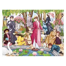 PFG Aunt Josephine Vists The Park (1000pcs) (Usage/Used - PUZZLES FOR GOOD)