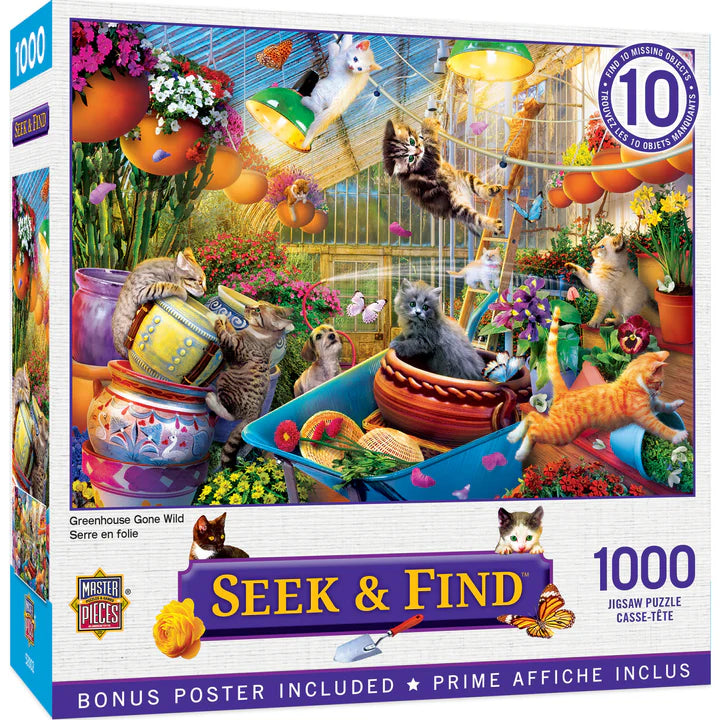 Cherchez et recherche - Greenhouse Gone Wild (1000pcs)