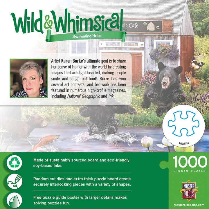 Wild & Whimsical - Trou de natation, Karen Burke (1000pcs)