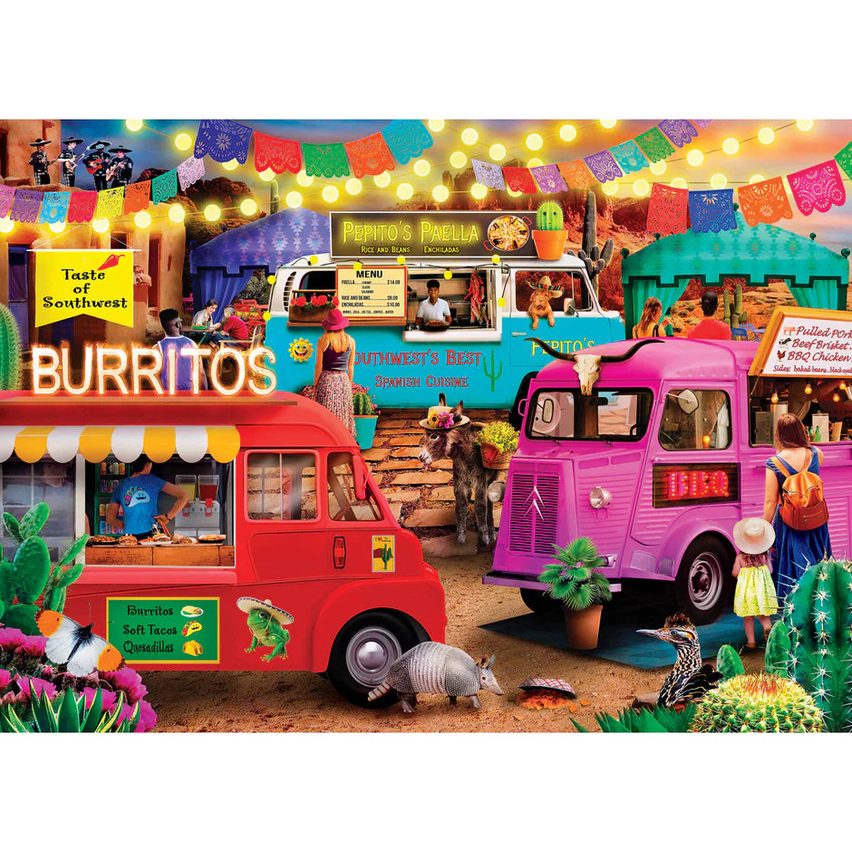 Rounable du camion de nourriture - Taste du sud-ouest, Karen Burke (1000pcs)