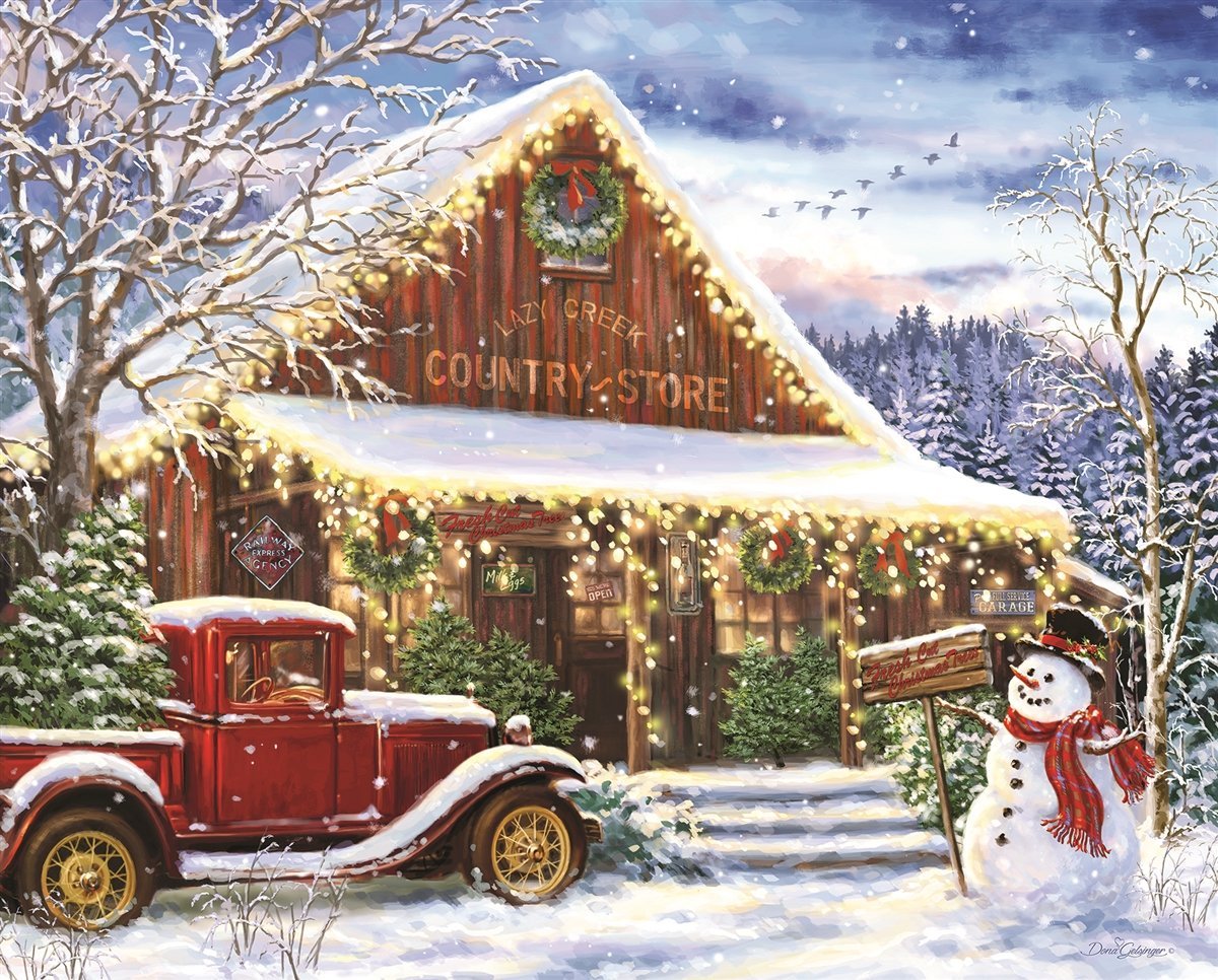 PFG Lazy Creek Country Store, Dona Gelsinger (1000pcs) (Usage/Used - PUZZLES FOR GOOD)