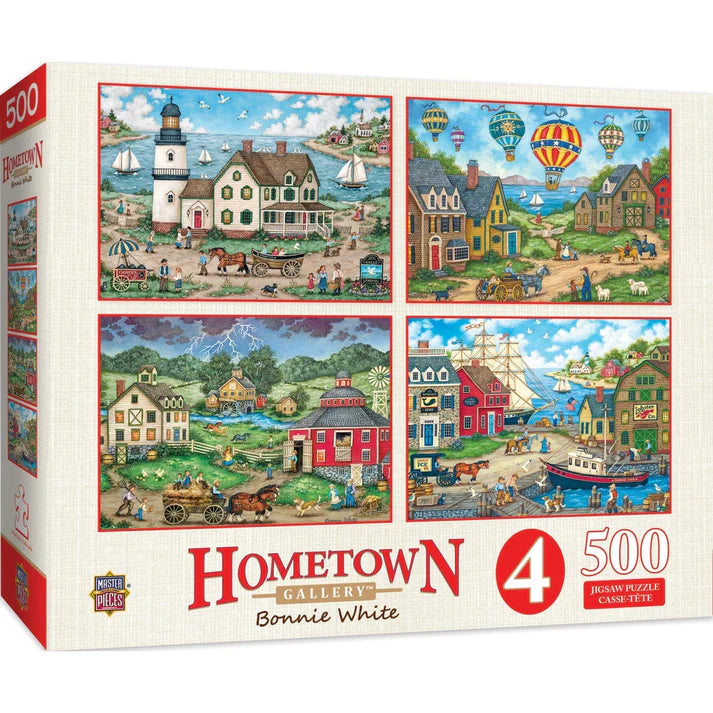 Galerie de la ville natale - Bonnie White Multipack (4x500pcs)