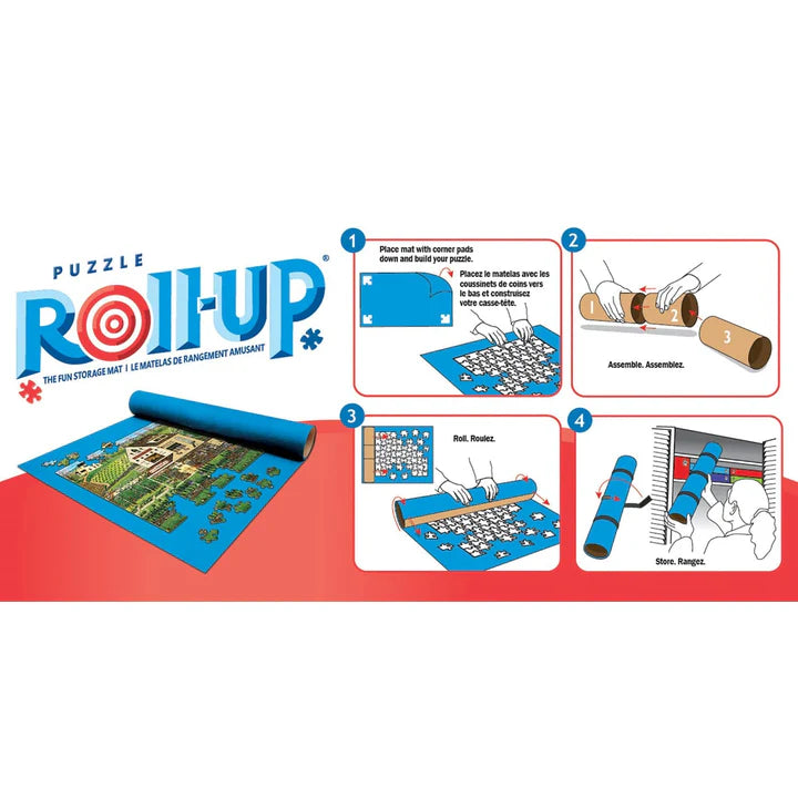 Mat de stockage enroulé du puzzle jumbo (jusqu'à 1000 pcs)