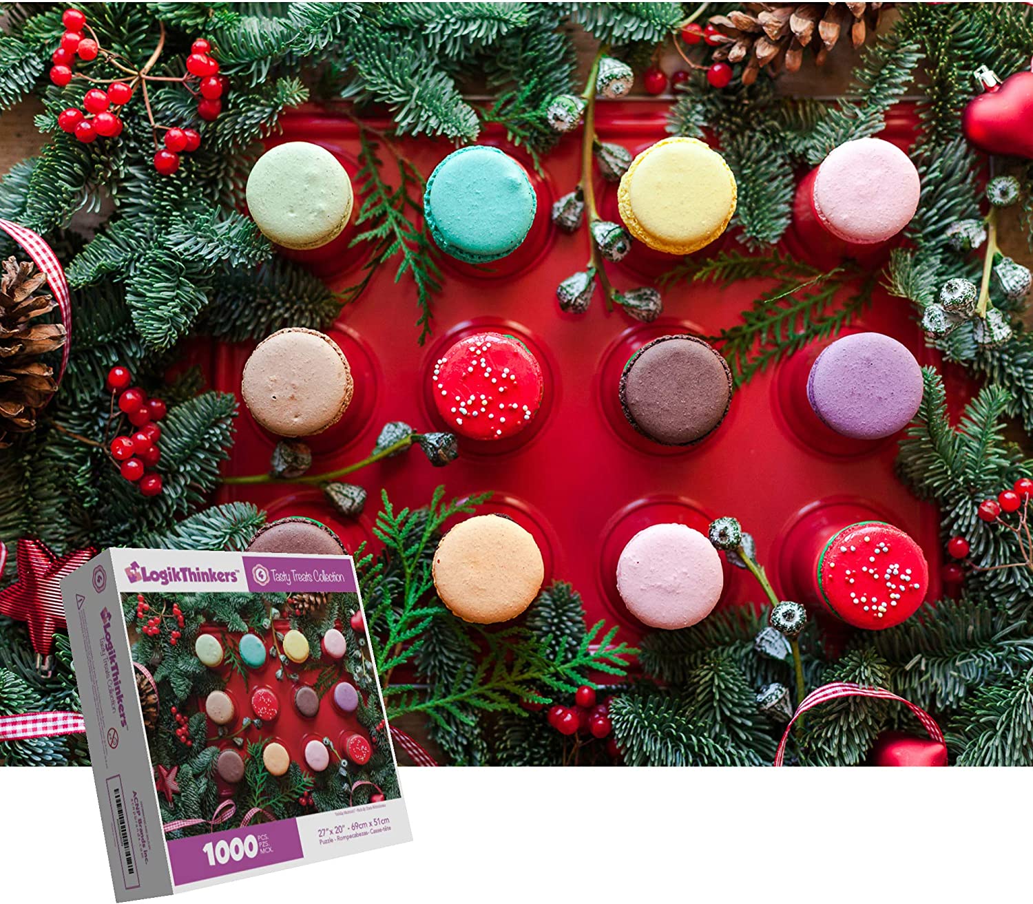 Holiday Macaroons - Tasty Treats Collection (1000pcs)