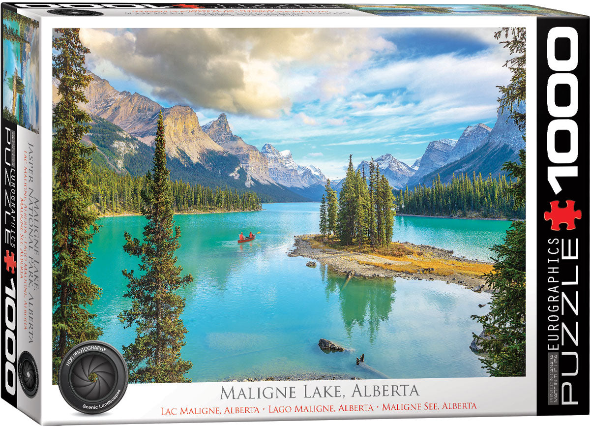 PFG HDR Photography - Maligne Lake, Alberta (utilisation / utilisée - Puzzles pour de bon)