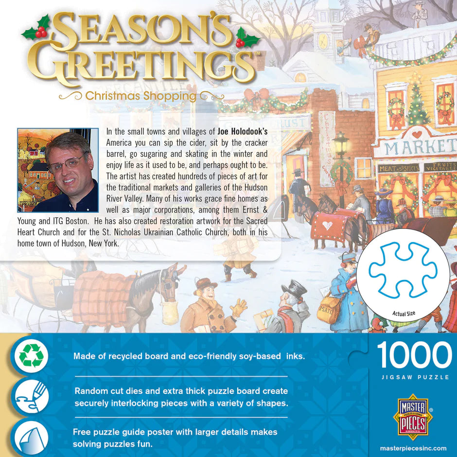 Salutations de la saison - Shopping de Noël, Joe Holodook (1000pcs)