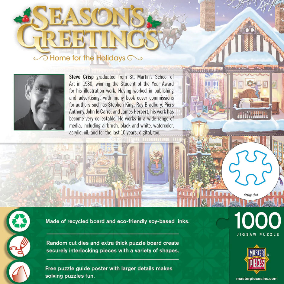 Salutations de la saison - Home for the Holidays, Steve Crisp (1000pcs)