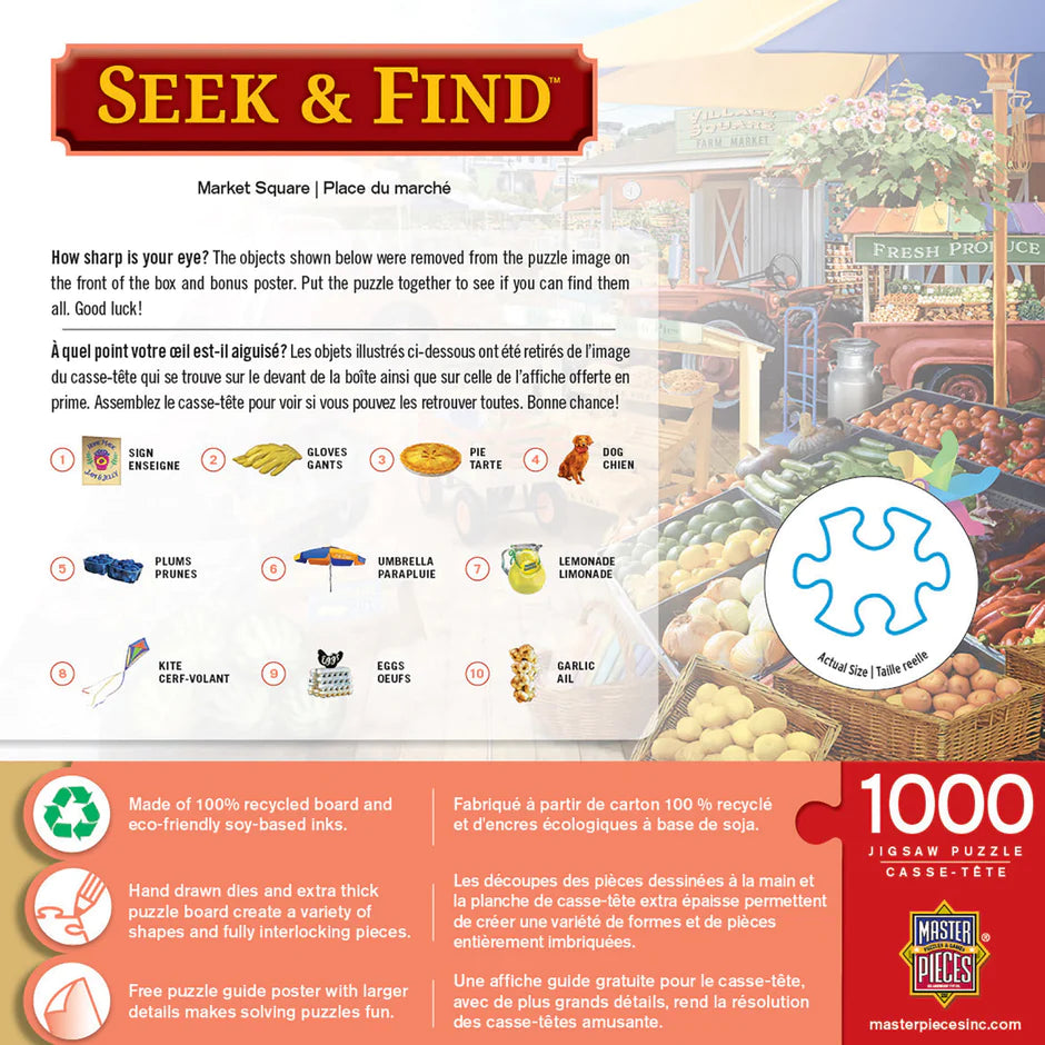 Chercher et trouver - Market Square (1000pcs)