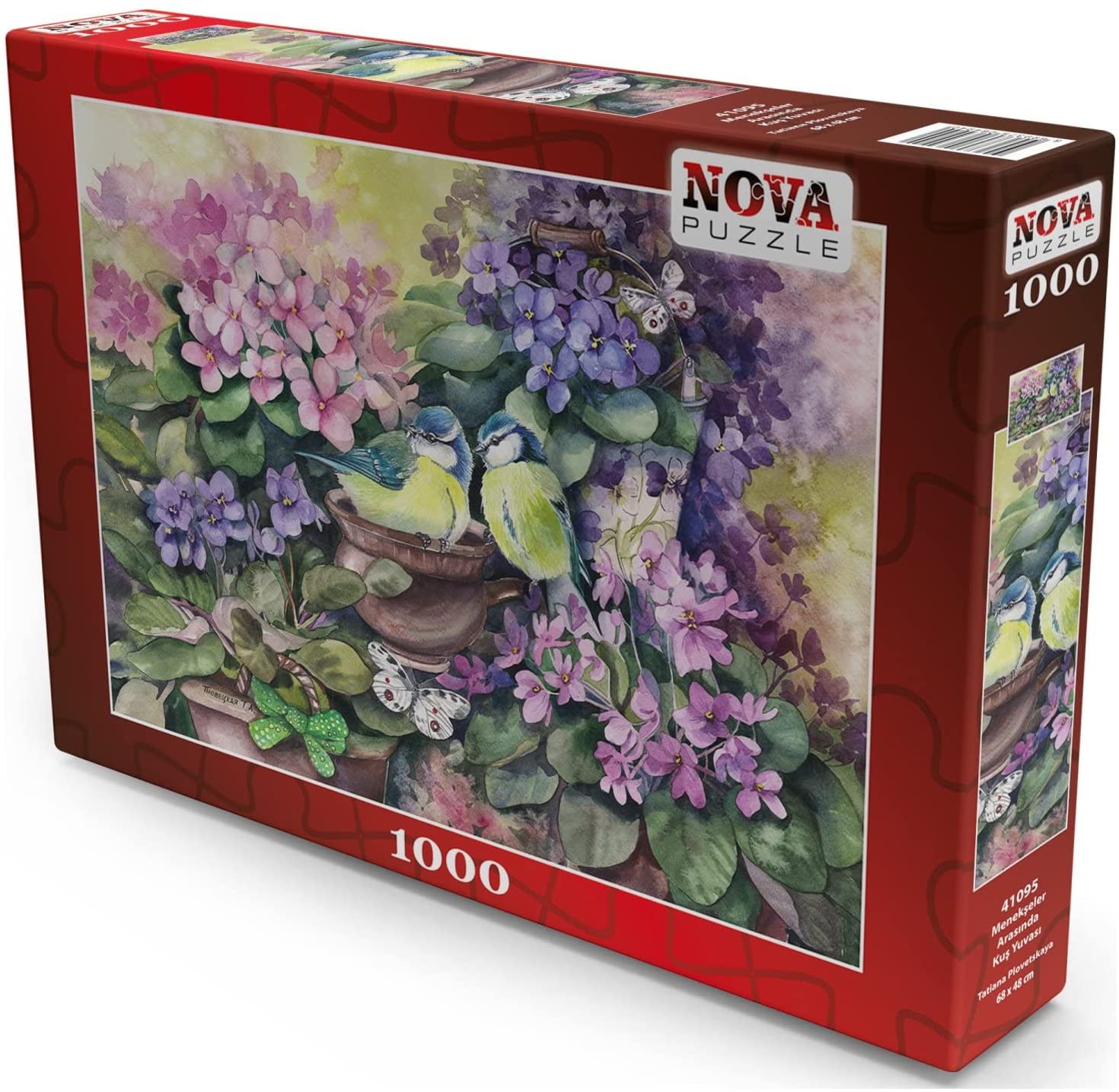 Birds Nest in the Violets (1000pcs)