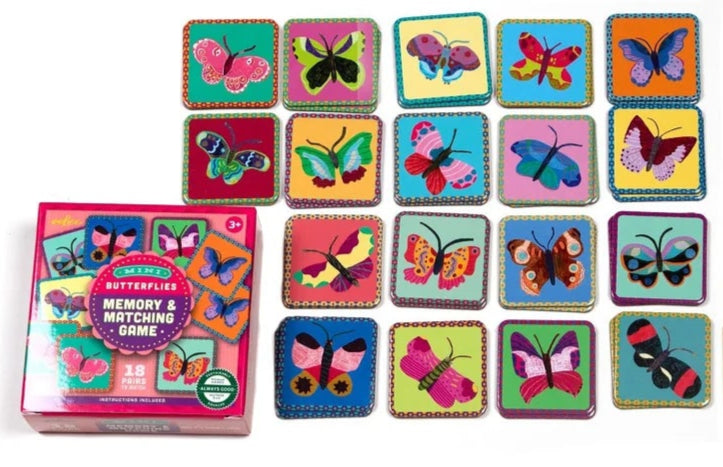 Mini - Memory & Matching Game - Butterflies