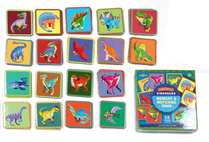 Mini jeu de mémoire et d'association - Dinosaures