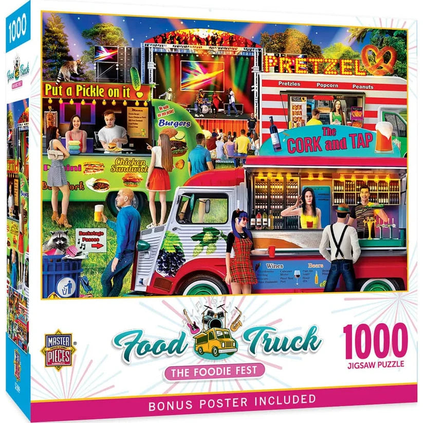 Food Truck Round-up - The Foodie Fest (1000pcs)