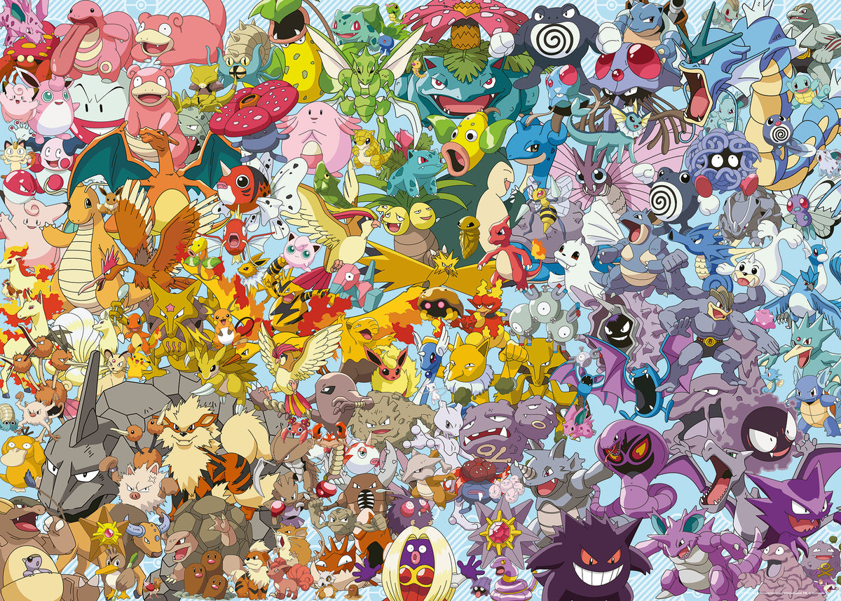 Challenge Ravensburger - Pokémon (1000pcs)