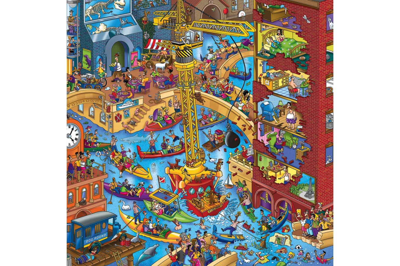 All Dogs Must be on a Leash / Les chiens doivent etre tenus en laisse!, Steve Skelton (1000pcs)