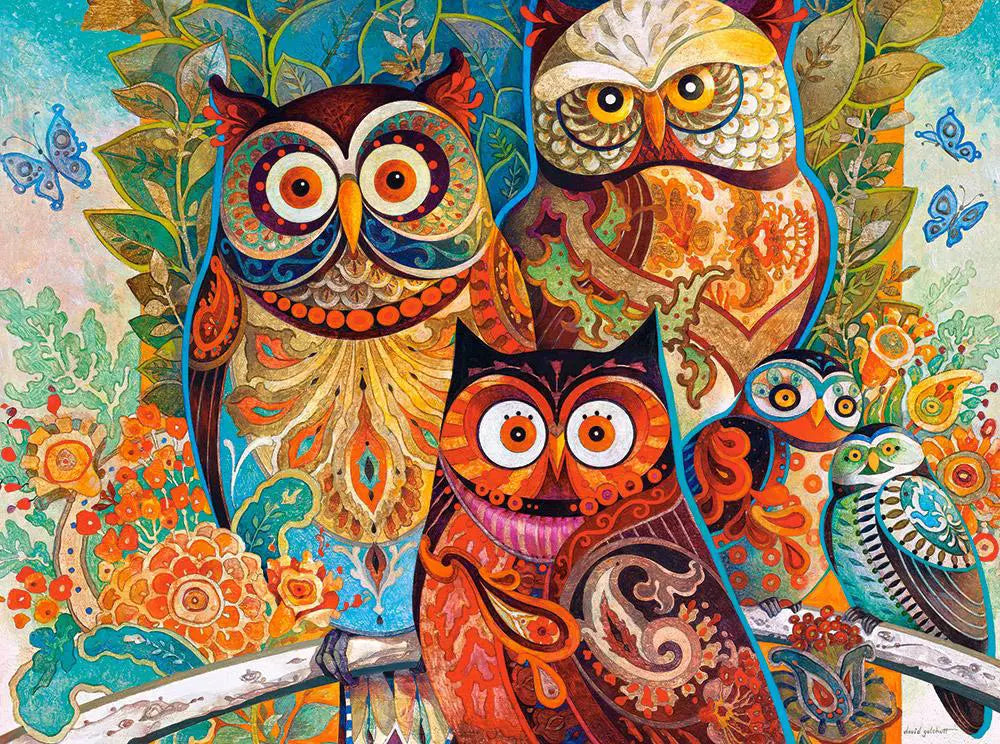 PFG Owl Oil Painting (Usage/Used - PUZZLES FOR GOOD)