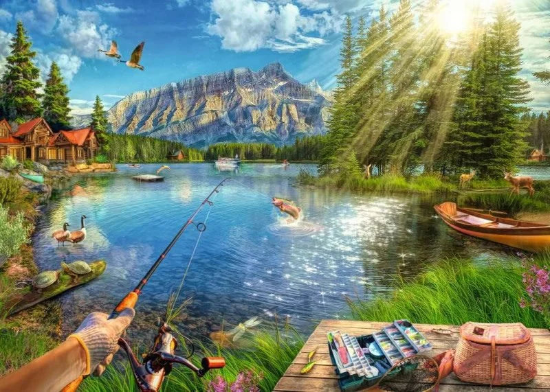 Ravensburger Wanderlust - Life at the Lake (1000pcs)