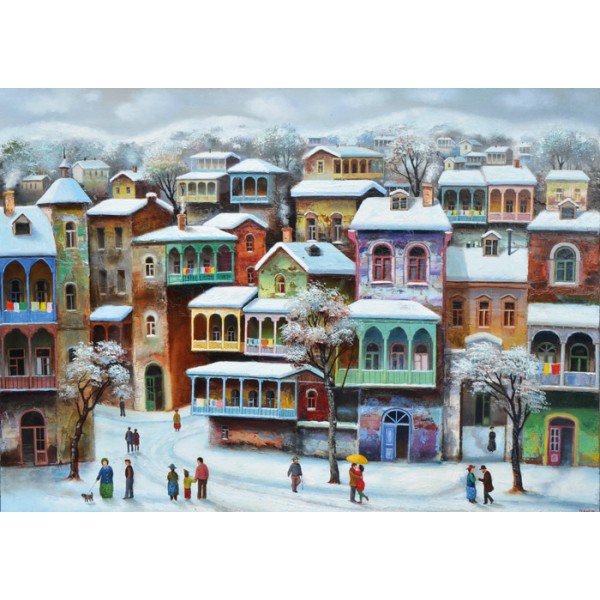 Mini neige dans Old Tbilissi (99pcs)