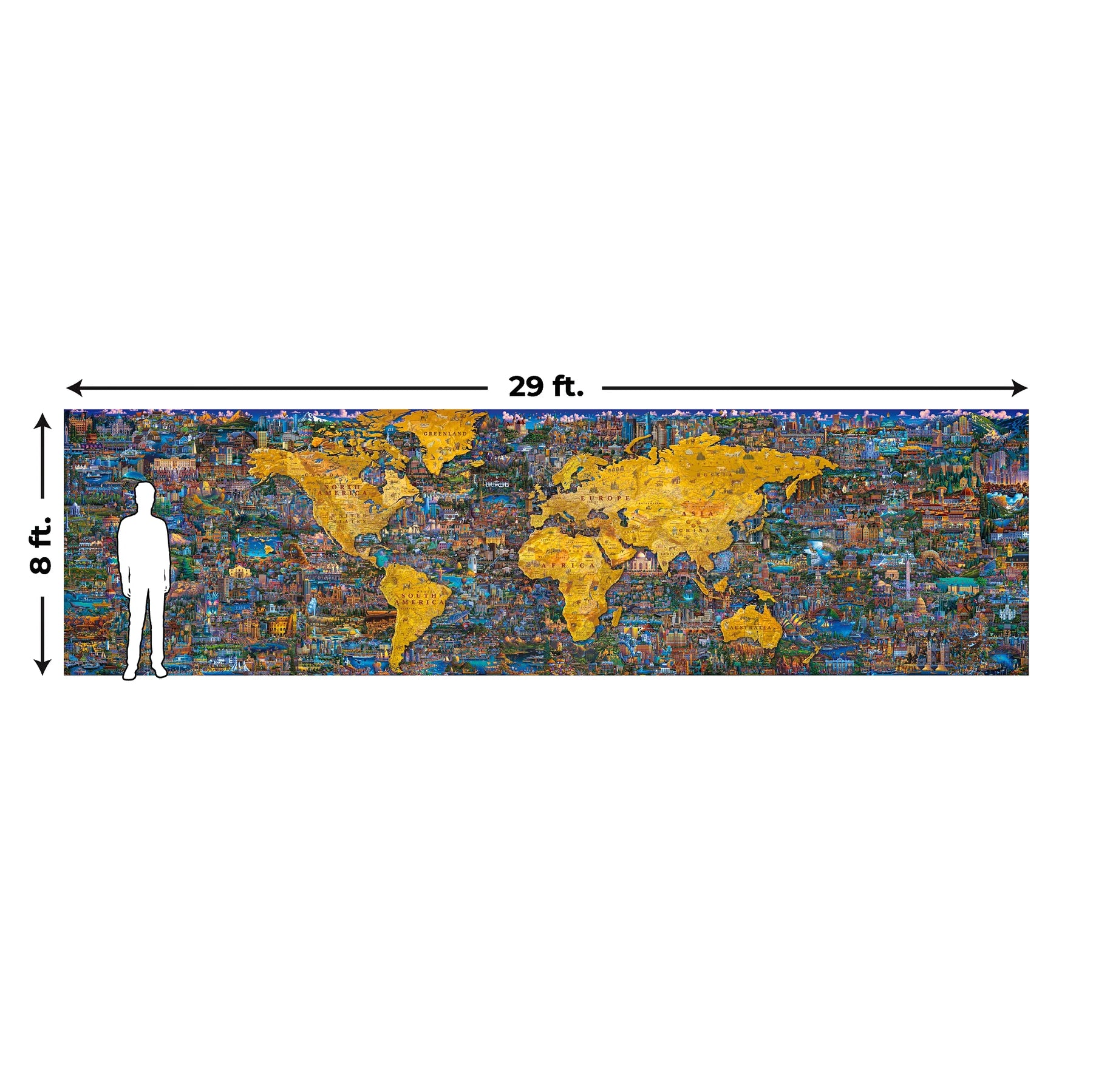 What a Wonderful World - World's Largest Puzzle (60,000pcs)