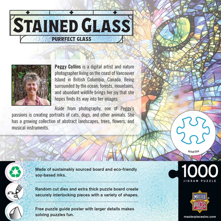 Verre tachée - Verre Purrfect, Peggy Collins (1000pcs)