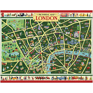 Vintage - Carte picturale de Londres (1000pcs)