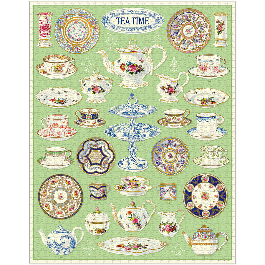 Vintage - Temps de thé (1000pcs)