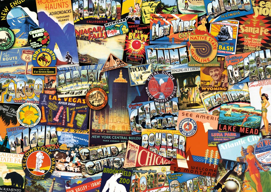 PFG Ravensburger Road Trip USA (Utilisation / Utilisé - Puzzles pour de bon)