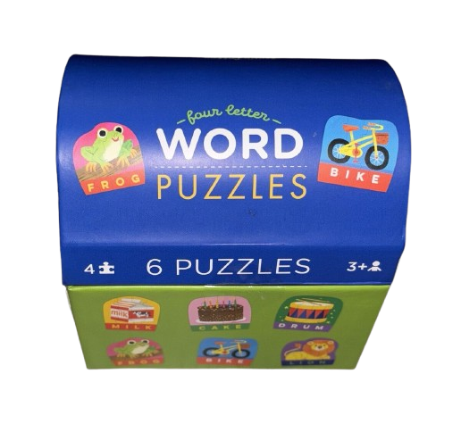 DMG 6 x Four Letter Word Puzzles (DAMAGED BOX)