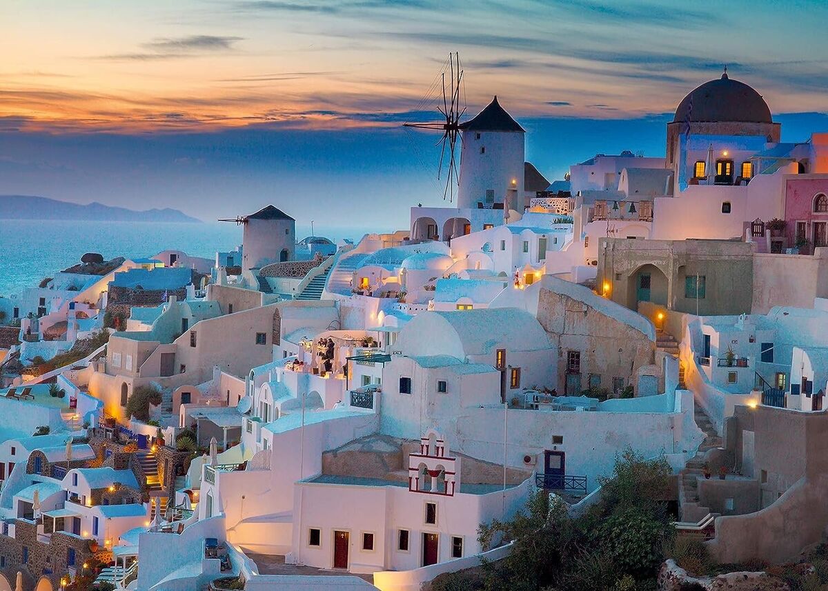 Soirée Ravensburger sur Santorin (1000pcs)